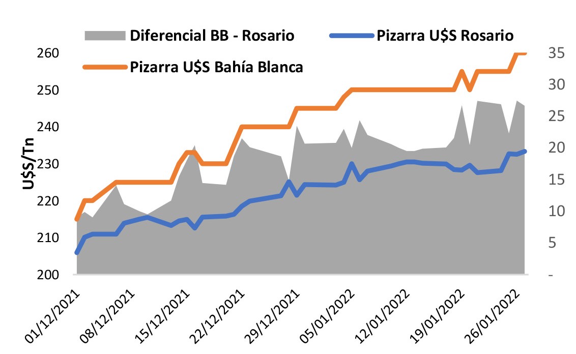 maiz grafico bolsa de cereales bahia blanca